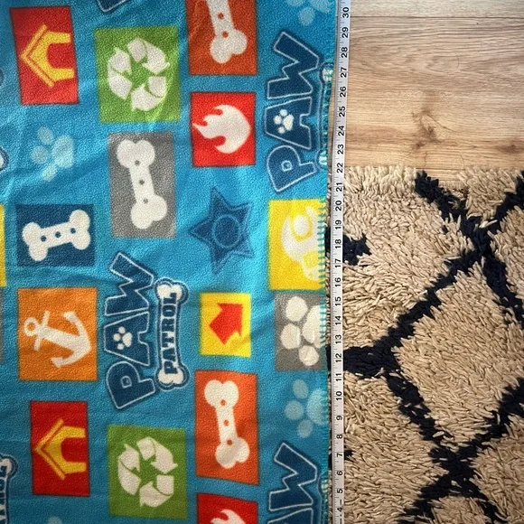 Nickelodeon PAW Patrol Fleece Blanket Kids Throw 42” x 33” Soft Cozy Blue - Picture 2 of 3